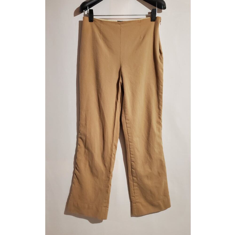Vtg Ralph Lauren Black Label Wool Trouser Pants Womens Size 8 Tan Career Office